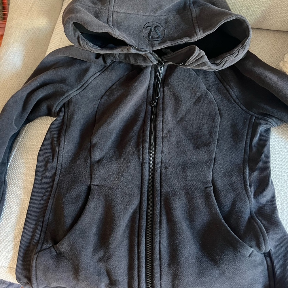 lululemon athletical Charcoal Hoodie Jacket